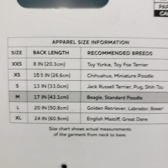 VibrantLife Dog Jacket - Medium, Blue. - Picture 4 of 4